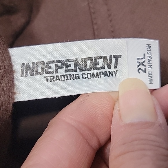 Exotikon Size 2XL Brown Hoodie Sweatshirt, Kangaroo Pockets, Like New Condition - Picture 9 of 10